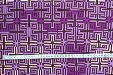 BEAUTY PURPLE Afrikanischer Wax Print Stoff